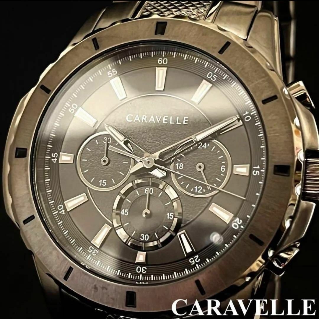 【激レア】CARAVELLE/展示品特価/メンズ腕時計/クロノグラフ/お洒落