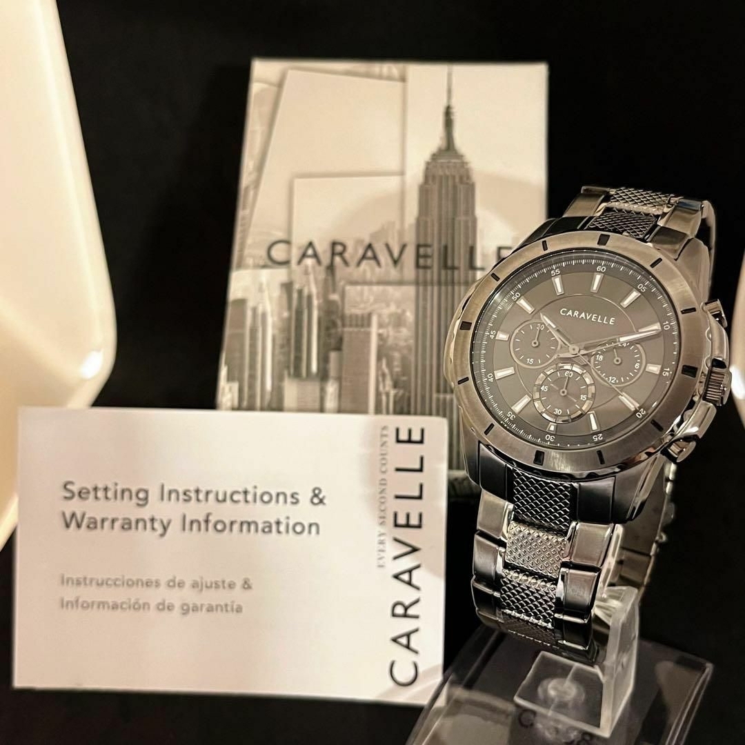 激レア】CARAVELLE/展示品特価/メンズ腕時計/クロノグラフ/お洒落-