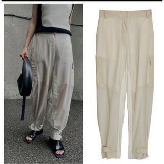 アメリヴィンテージ(Ameri VINTAGE)のAmeriVINTAGE CHIFFON MILITARY CARGO PANT(ワークパンツ/カーゴパンツ)