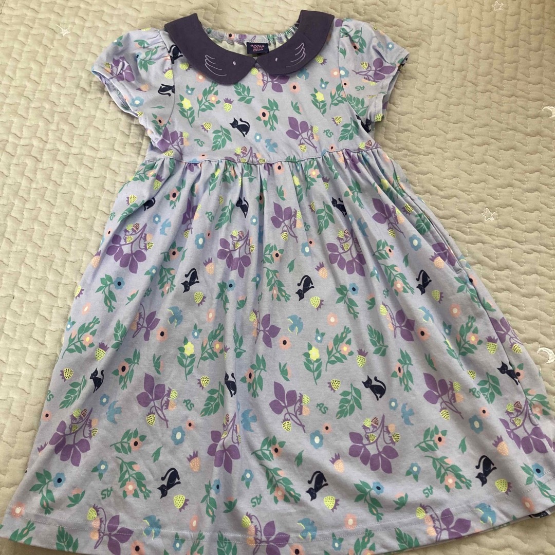 ANNA SUI mini◆アナスイ ミニ◆花柄ワンピース　サイズ：130ｃｍ