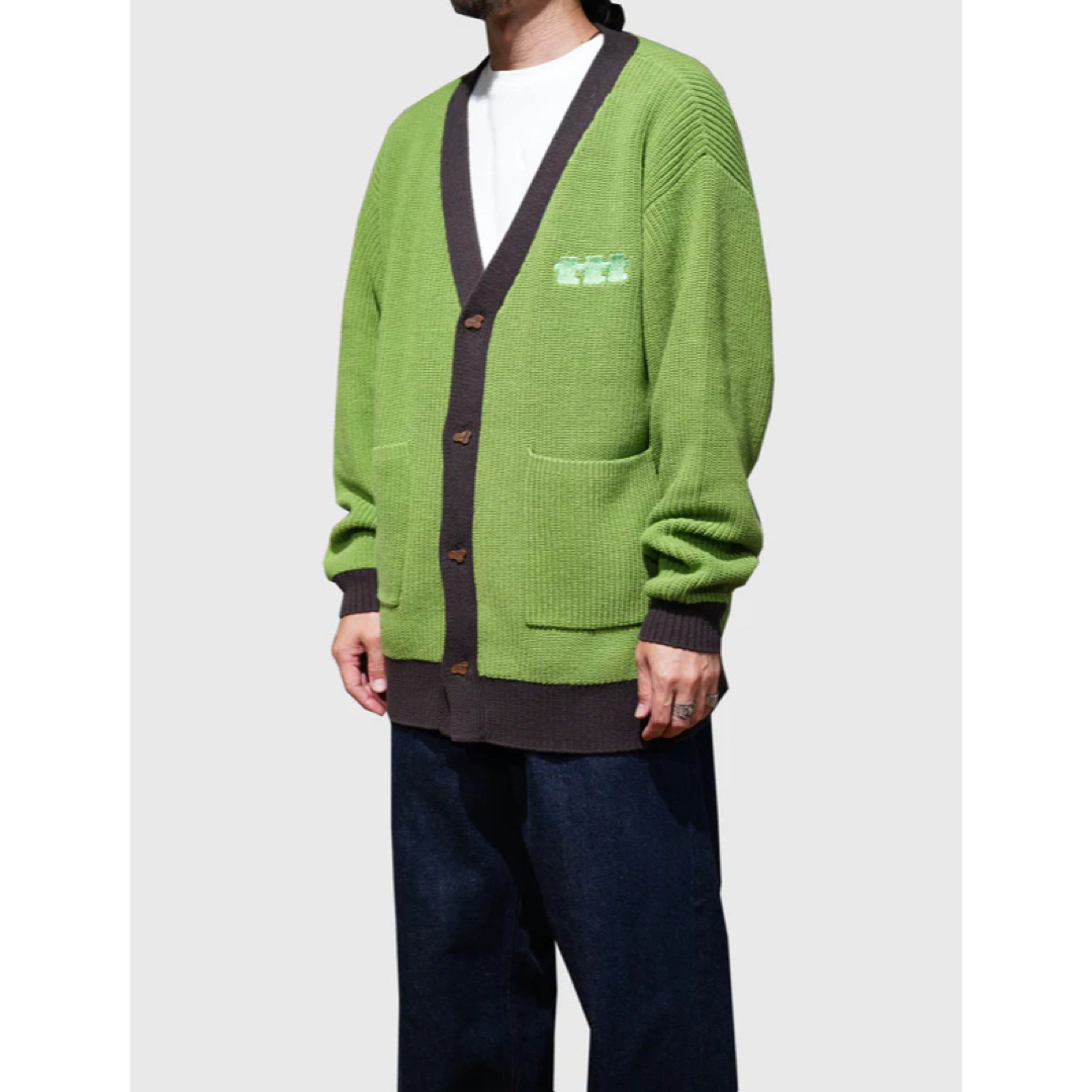 TTT MSW   TTT MSW New standard cardigan Green Lサイズの通販 by