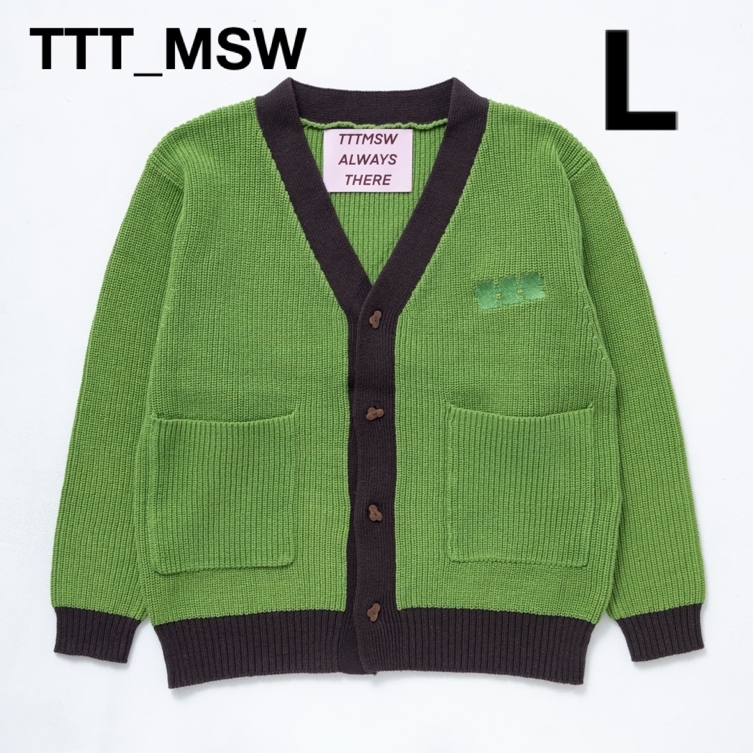 TTT_MSW New standard cardigan Green Lサイズ