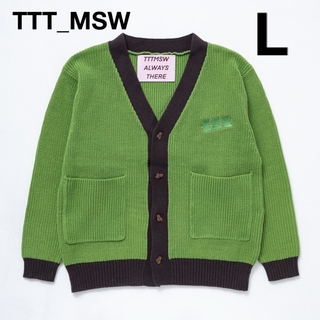 ティー(TTT_MSW)のTTT_MSW New standard cardigan Green Lサイズ(カーディガン)