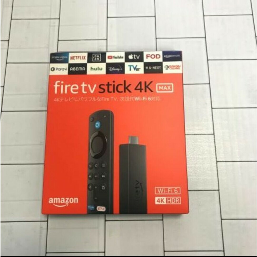 Amazon(アマゾン)のAmazon firetv stick 4K Max 新品未開封 即決 送料込！ スマホ/家電/カメラのテレビ/映像機器(その他)の商品写真