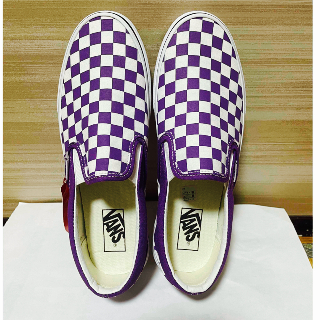 VANS(ヴァンズ)の27.5cm ★新品 VANS CLASSIC SLIP-ON パープル メンズの靴/シューズ(スニーカー)の商品写真