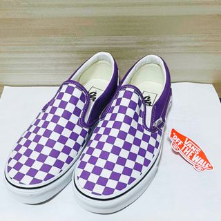 ヴァンズ(VANS)の27.5cm ★新品 VANS CLASSIC SLIP-ON パープル(スニーカー)