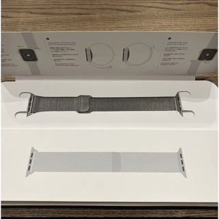 アップルウォッチ(Apple Watch)のApple Watch 純正ステンレスミラネーゼループ 44mm(その他)