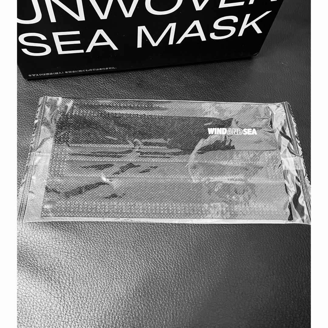 WIND AND SEA(ウィンダンシー)のウィンダンシー　不織布　マスク　ブラック メンズのファッション小物(その他)の商品写真