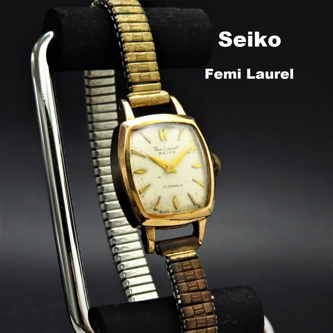 新品♥️FINE SEIKO✨セイコ✨手巻きレディース腕時計 17jewelsFINESEIKO