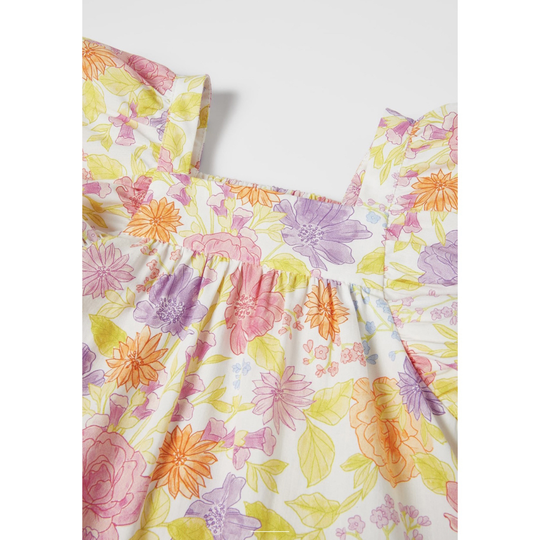 ZARA KIDS - ザラ ベビー フラワー ワンピースの通販 by もも ZARA KIDS - ザラ ベビー フラワー ワンピースの通販 by もも