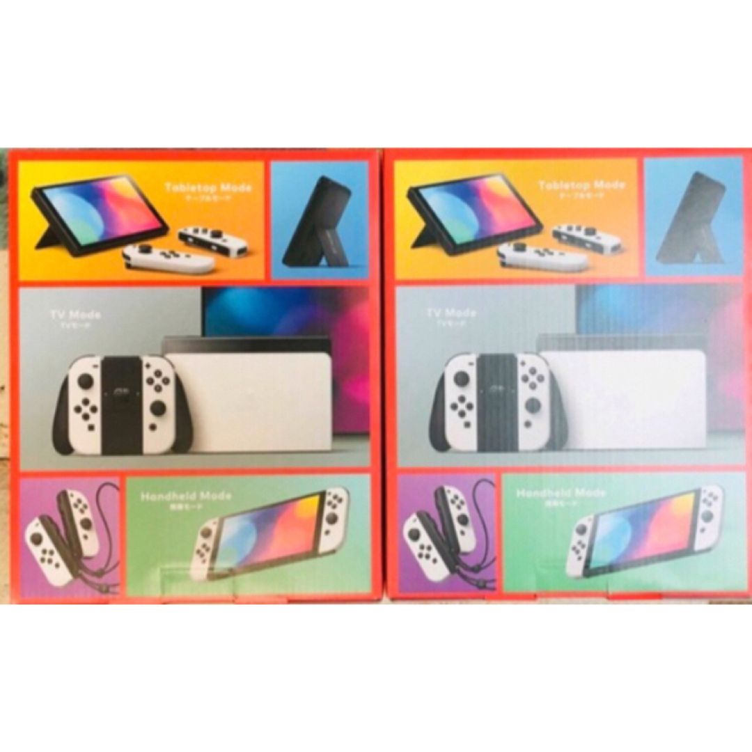 Nintendo Switch(ニンテンドースイッチ)の即日発送★ 新品未開封品Nintendo Switch有機EL 2台　ホワイト  エンタメ/ホビーのゲームソフト/ゲーム機本体(家庭用ゲーム機本体)の商品写真