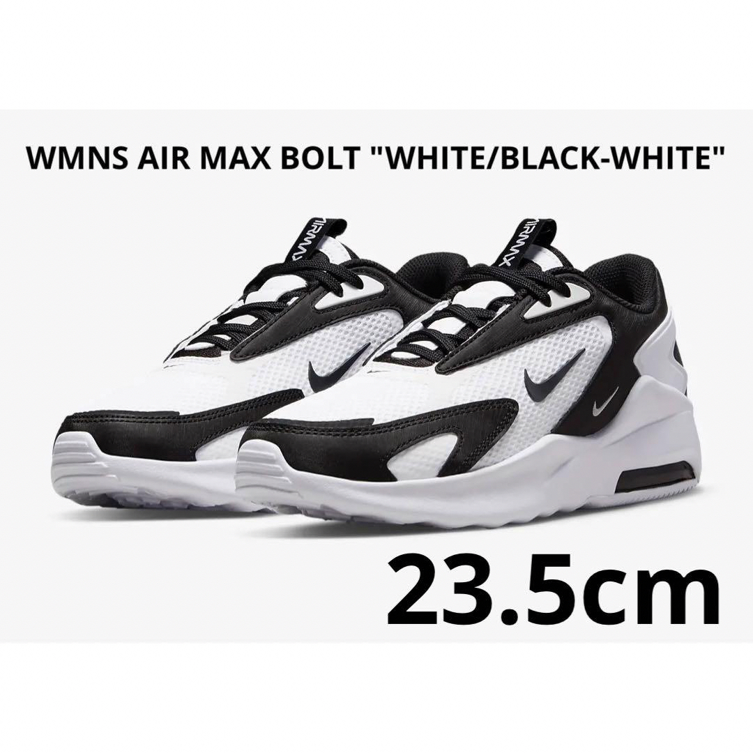 WMNS AIR MAX BOLT WHITE/BLACK-WHITE\nナ