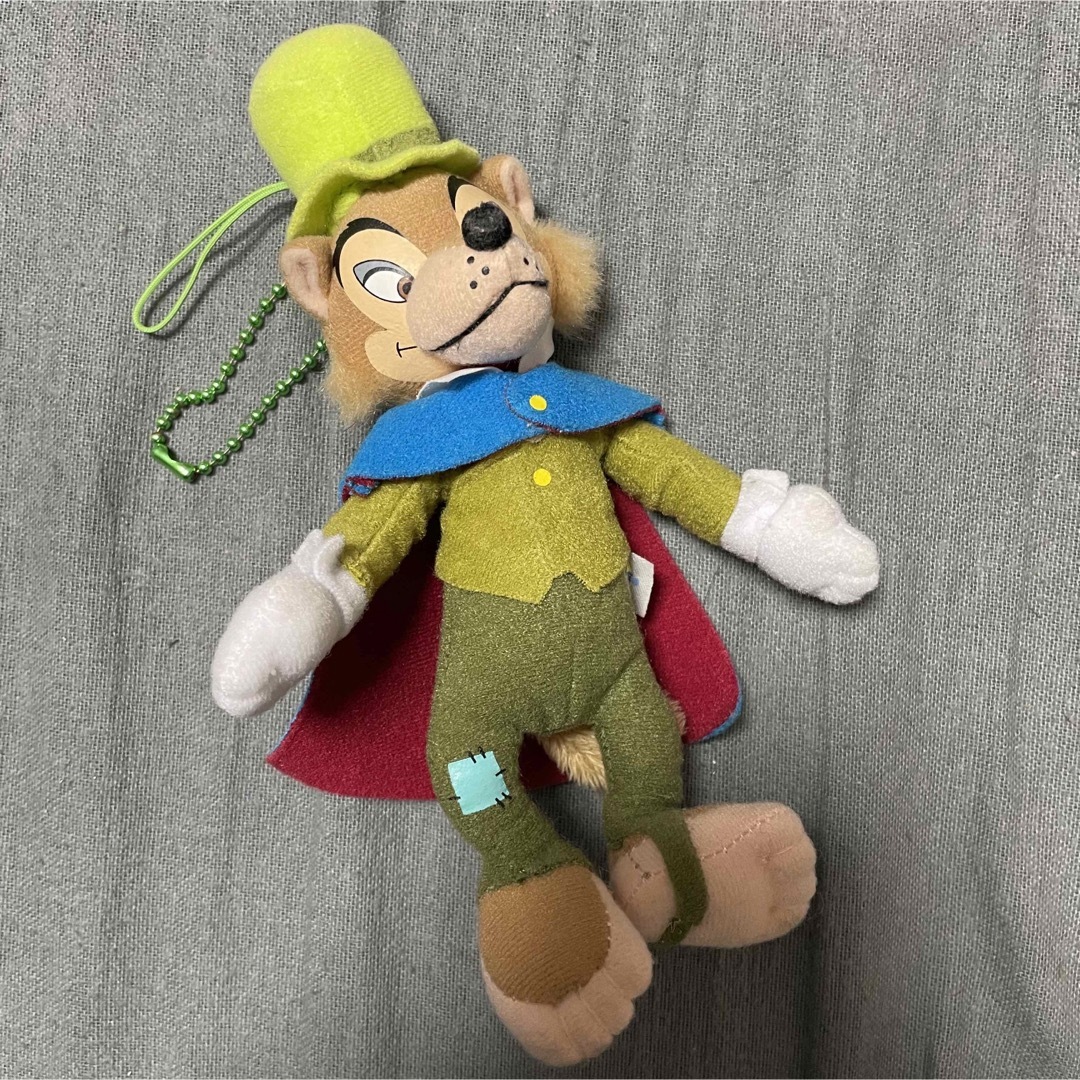 ディズニー ピノキオ ファウルフェロー ぬいぐるみ ストラップ キーチェーン