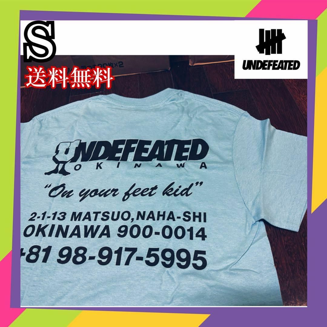 UNDEFEATED(アンディフィーテッド)のUNDEFEATED Okinawa 限定 Tee 沖縄 青 S メンズのトップス(Tシャツ/カットソー(半袖/袖なし))の商品写真