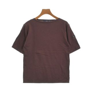 セントジェームス(SAINT JAMES)のSAINT JAMES Tシャツ・カットソー 1(XS位) 茶系 【古着】【中古】(カットソー(半袖/袖なし))