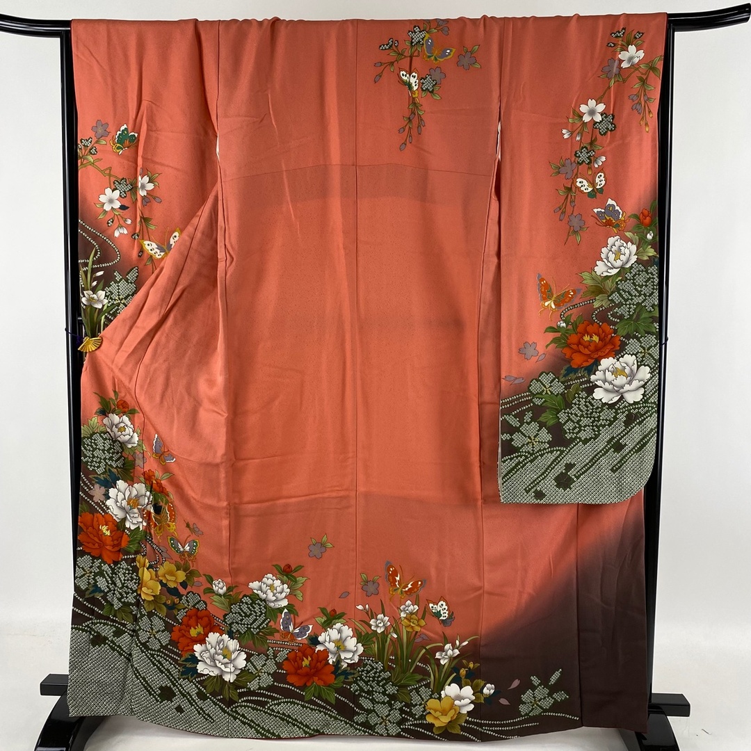 振袖 身丈165cm 裄丈67cm 化繊 美品 秀品-eastgate.mk