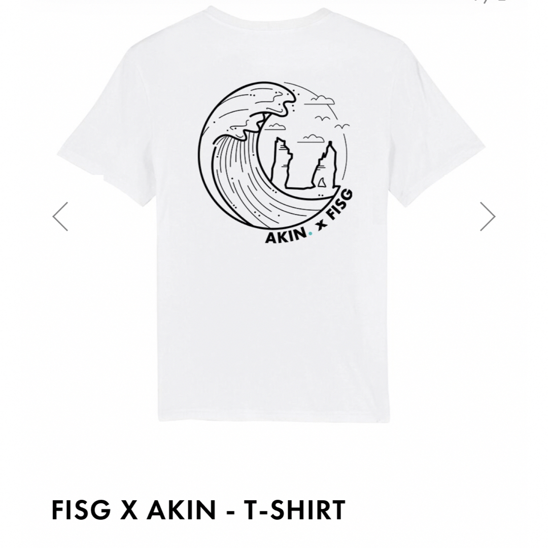 Tシャツ/カットソー(半袖/袖なし)FIGS × AKIN tシャツ フェロー諸島 サーフショップ