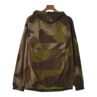 DESCENTE デサント カジュアルシャツ M カーキx茶等