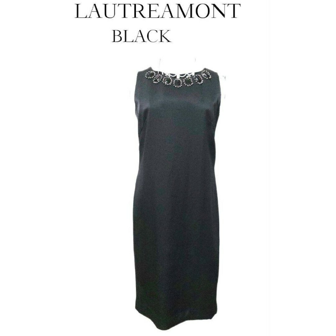 LAUTREAMONT(ロートレアモン)の✨LAUTREAMONT BLACK★膝丈ワンピース★ドレス★size36 レディースのワンピース(ひざ丈ワンピース)の商品写真