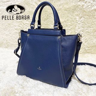 PELLE BORSA - ☆未使用☆ ペレボルサ 3way レザー ショルダーバッグ ...