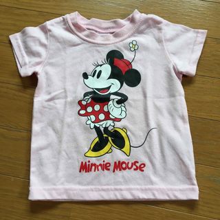 ディズニー(Disney)のディズニー　ミニー　半袖　Tシャツ　女の子　トップス　80(Ｔシャツ)