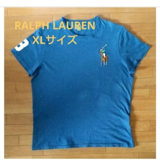 ポロラルフローレン(POLO RALPH LAUREN)のRALPH LAUREN メンズ 半袖 刺繍入り コットン Tシャツ XL(Tシャツ/カットソー(半袖/袖なし))