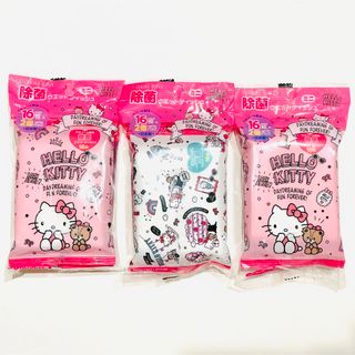 サンリオ(サンリオ)の【新品】Sanrio サンリオ　ハローキティ　3つ(日用品/生活雑貨)