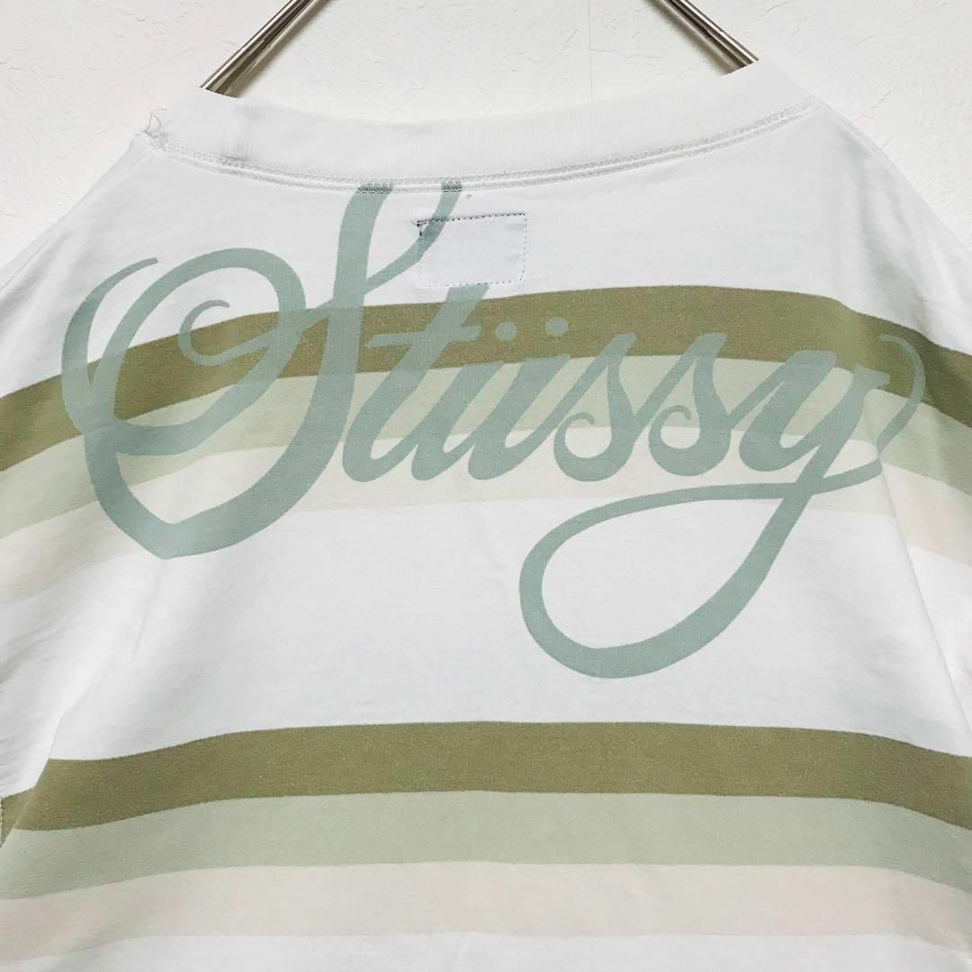 STUSSY(ステューシー)の90’s 00s old stussy マルチボーダー 細ボーダー Tシャツ メンズのトップス(Tシャツ/カットソー(半袖/袖なし))の商品写真