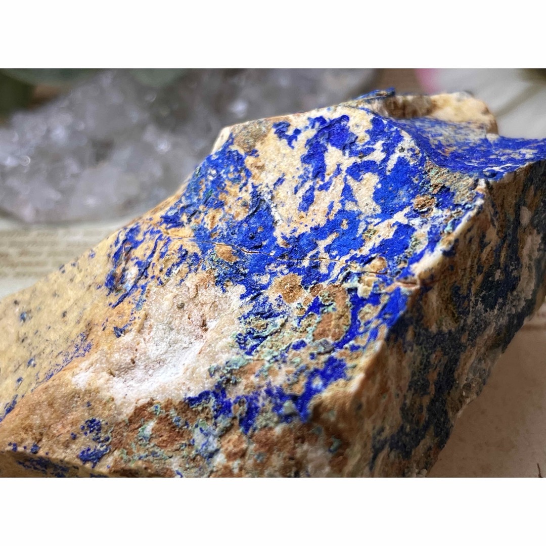 予知・予言の石✨　アズライト　藍銅鉱　原石　ラフストーン　アジュライト 3