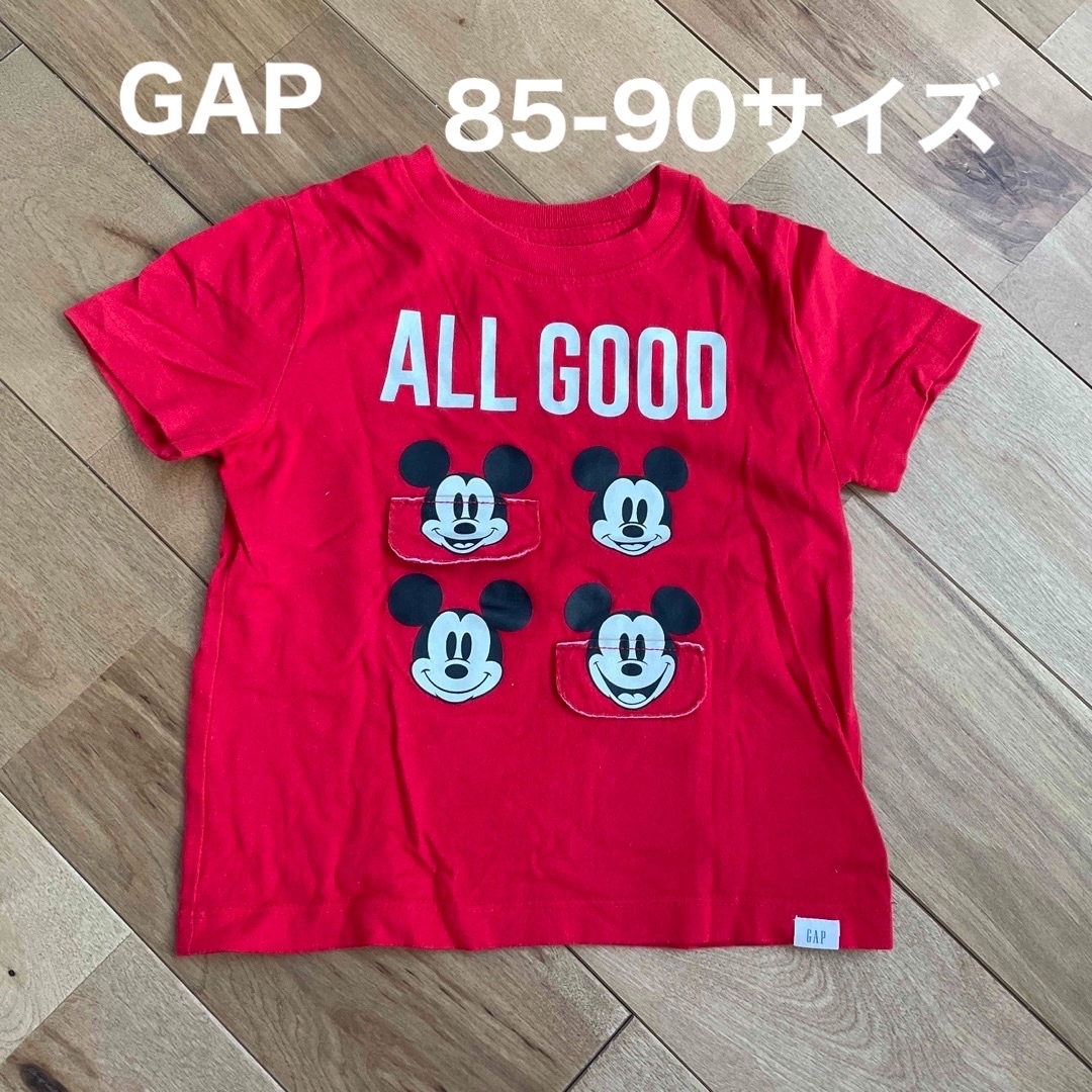 babyGAP(ベビーギャップ)のミッキーマウス　GAP Tシャツ キッズ/ベビー/マタニティのベビー服(~85cm)(Ｔシャツ)の商品写真