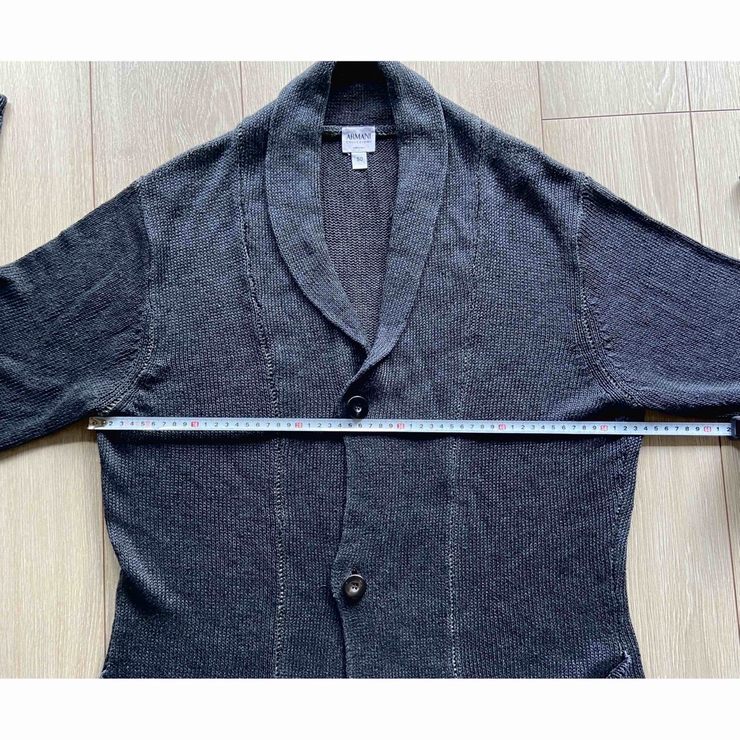 ARMANI COLLEZIONI(アルマーニ コレツィオーニ)の【夏物一掃SALE】【ARMANI COLLEZIONI】リネンジャケット50 メンズのトップス(カーディガン)の商品写真