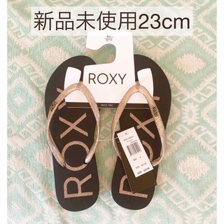 ロキシー(Roxy)のROXYビーチサンダル23cm【新品未使用】(ビーチサンダル)
