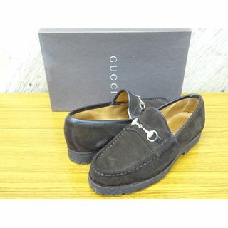 グッチ(Gucci)のK池013/ グッチ ス ホースビット ローファー 箱付 4 1/2(ローファー/革靴)