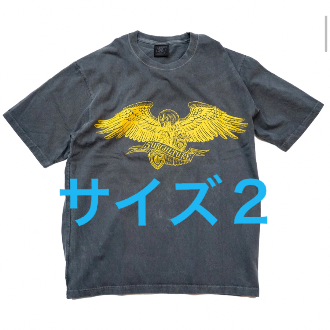 【SC SUBCULTURE】VINTAGE BODY EAGLE T サイズ２