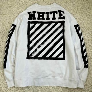 OFF-WHITE - オフホワイト/OFF-WHITE スウェット トレーナー ロゴ ...