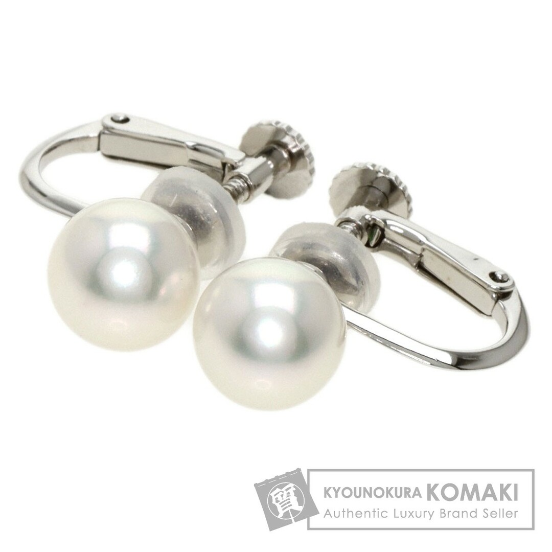 タサキ アコヤ パール ヴァリエ クリスタル イヤリング K18WG