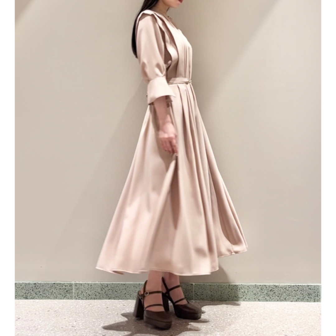 SNIDEL - snidel タックジョーゼットワンピース 23ss 新品 今期新作の