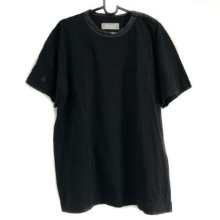 サカイ(sacai)のサカイ 半袖Tシャツ サイズ2 M メンズ - 黒(Tシャツ/カットソー(半袖/袖なし))