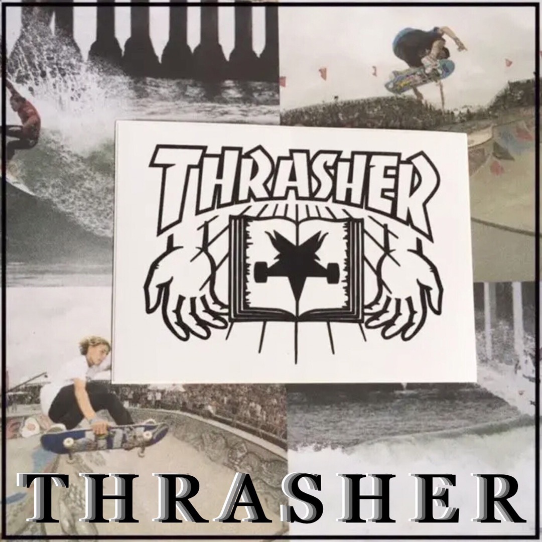 THRASHER - THRASHERスラッシャーマガジンUS限定アートpowerステッカー