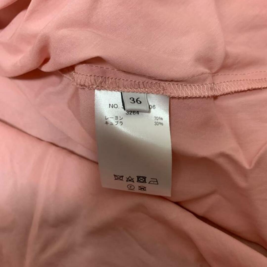 エブール ワンピース サイズ36 S - ピンクの通販 by ブランディア｜ラクマ