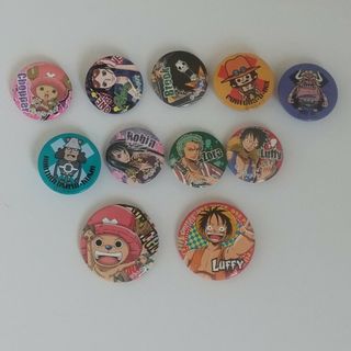 ワンピース(ONE PIECE)のONE PIECE  缶バッジ まとめて  同梱１００円(キャラクターグッズ)