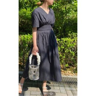 ルシェルブルー　Round Form Dress 38 ネイビー