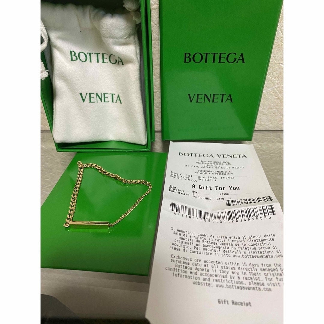 Bottega Veneta(ボッテガヴェネタ)のボッテガ◆注目チェーン ブレスレット 人気ゴールド◆ メンズのアクセサリー(ブレスレット)の商品写真