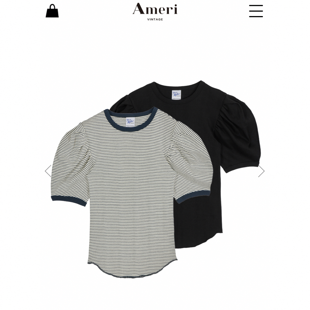 AMERI×MILLER POOFY TOPS アメリヴィンテージ