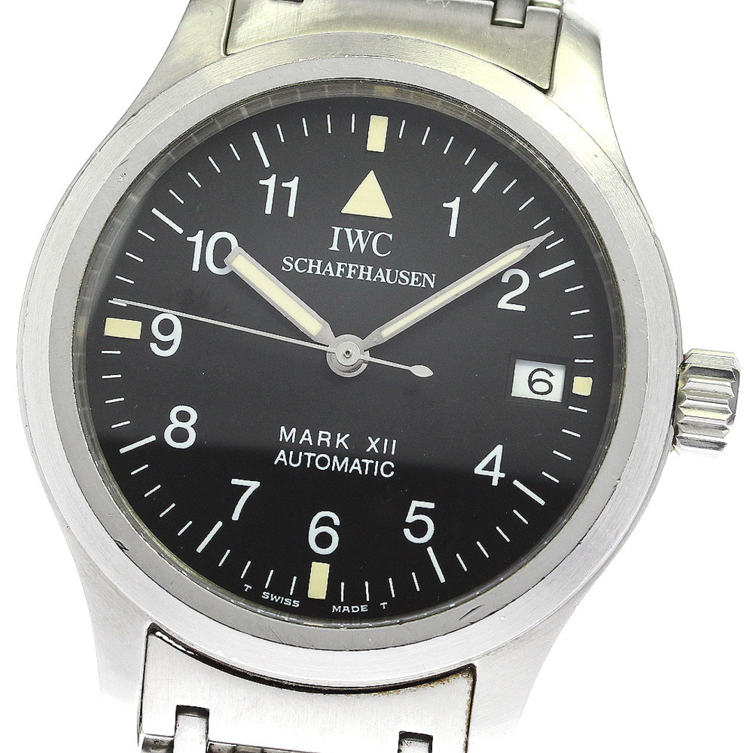 IWC SCHAFFHAUSEN IW324102 パイロットウォッチ マークXII デイト 自動巻き メンズ _761707