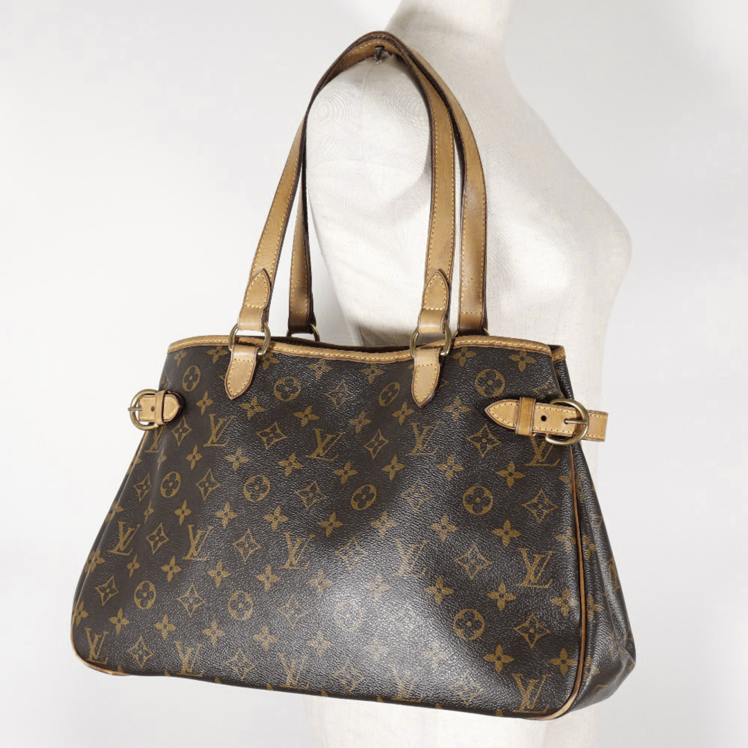 【LOUIS VUITTON】ルイ・ヴィトン バティニョール・オリゾンタル M51154 モノグラムキャンバス 茶 SA1101 レディース ショルダーバッグ 9