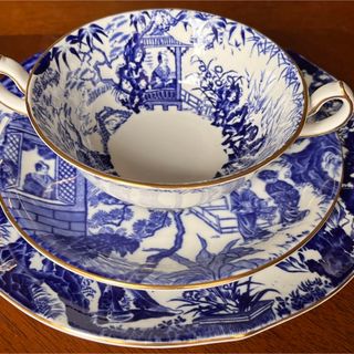 2024セール 希少品】英国アンティーク ロイヤルクラウンダービー☆ミカド 食器