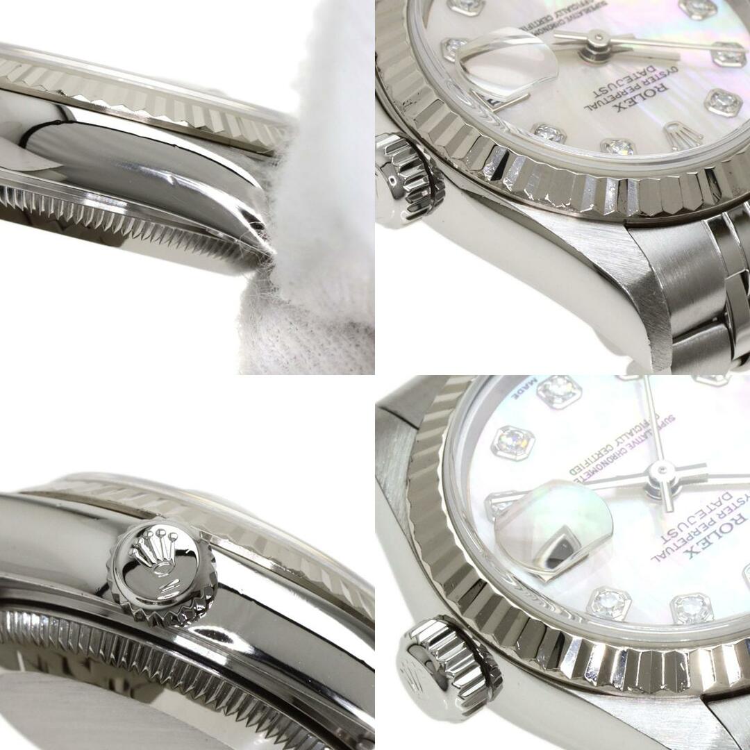 ROLEX 79174NG デイトジャスト 腕時計 SS SS K18WG レディース 8