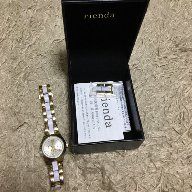 rienda(リエンダ)のリエンダ メタルゴールドウォッチ レディースのファッション小物(腕時計)の商品写真