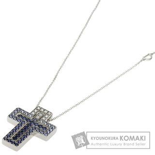 ダミアーニ(Damiani)のDamiani ベルエポック アイスバーグ M　サファイア ダイヤモンド ネックレス K18WG レディース(ネックレス)